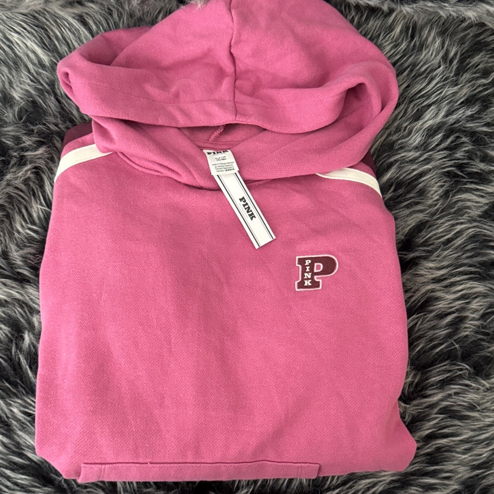 PINK Victoria's Secret Magenta Sweatshirt with Logo
